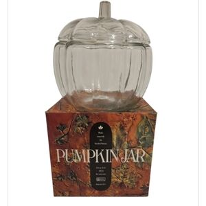 Anchor Hocking Candy Cookie Pumpkin Jar For Dunkin Donuts
